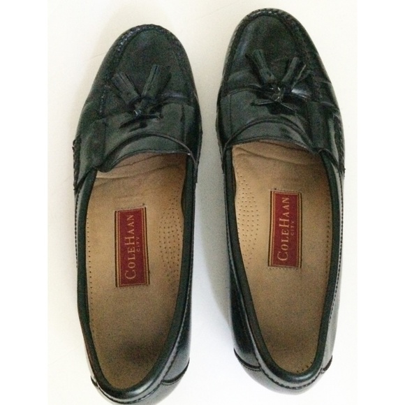 Cole Haan Men\'s Tassel Loafers Black 11D